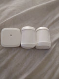 2 motion sensor and 1 window break senor, cove sceurity, lightly used.