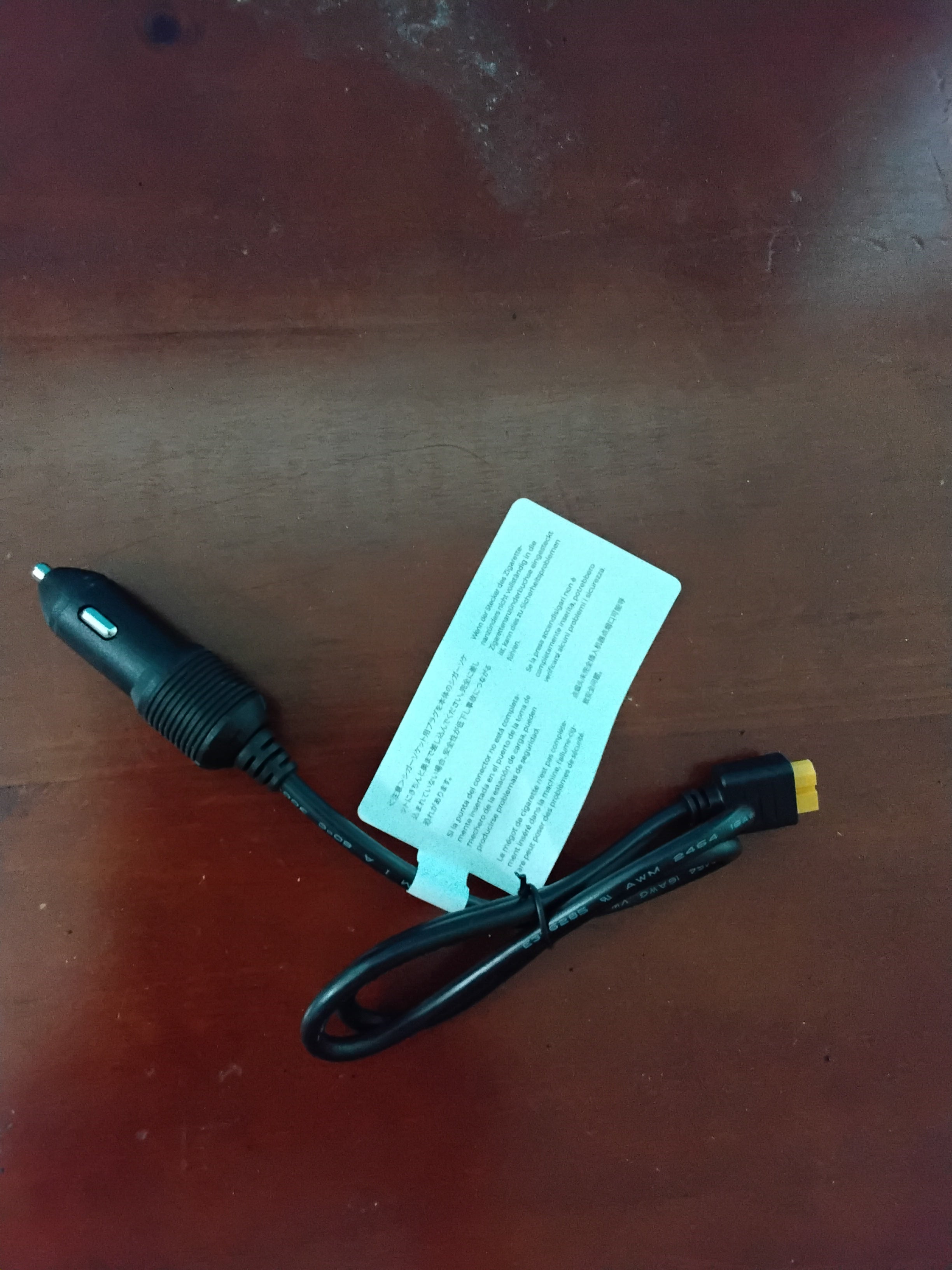 Car Charger for solar generator, new