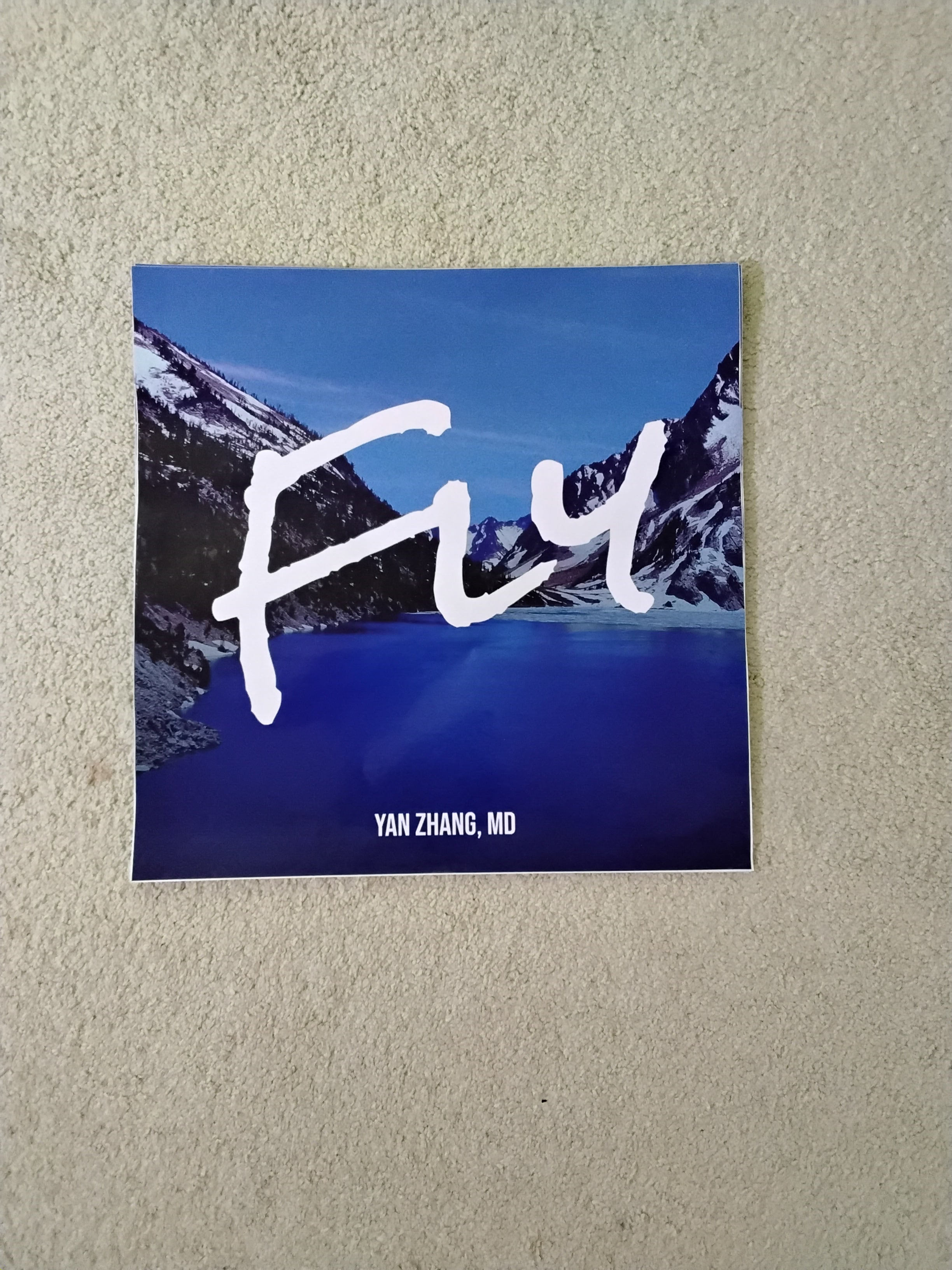 18 inch by 18 inch clear car sticker for fly song, new