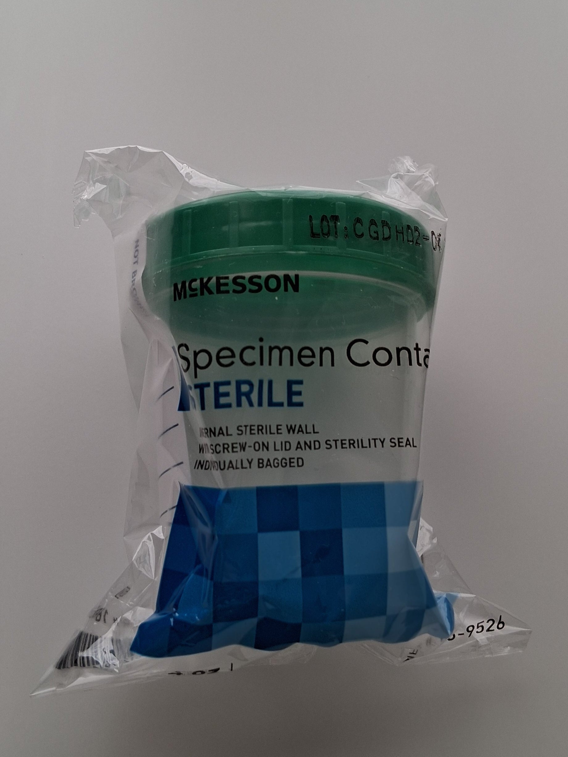 Sterile urine collector, new.