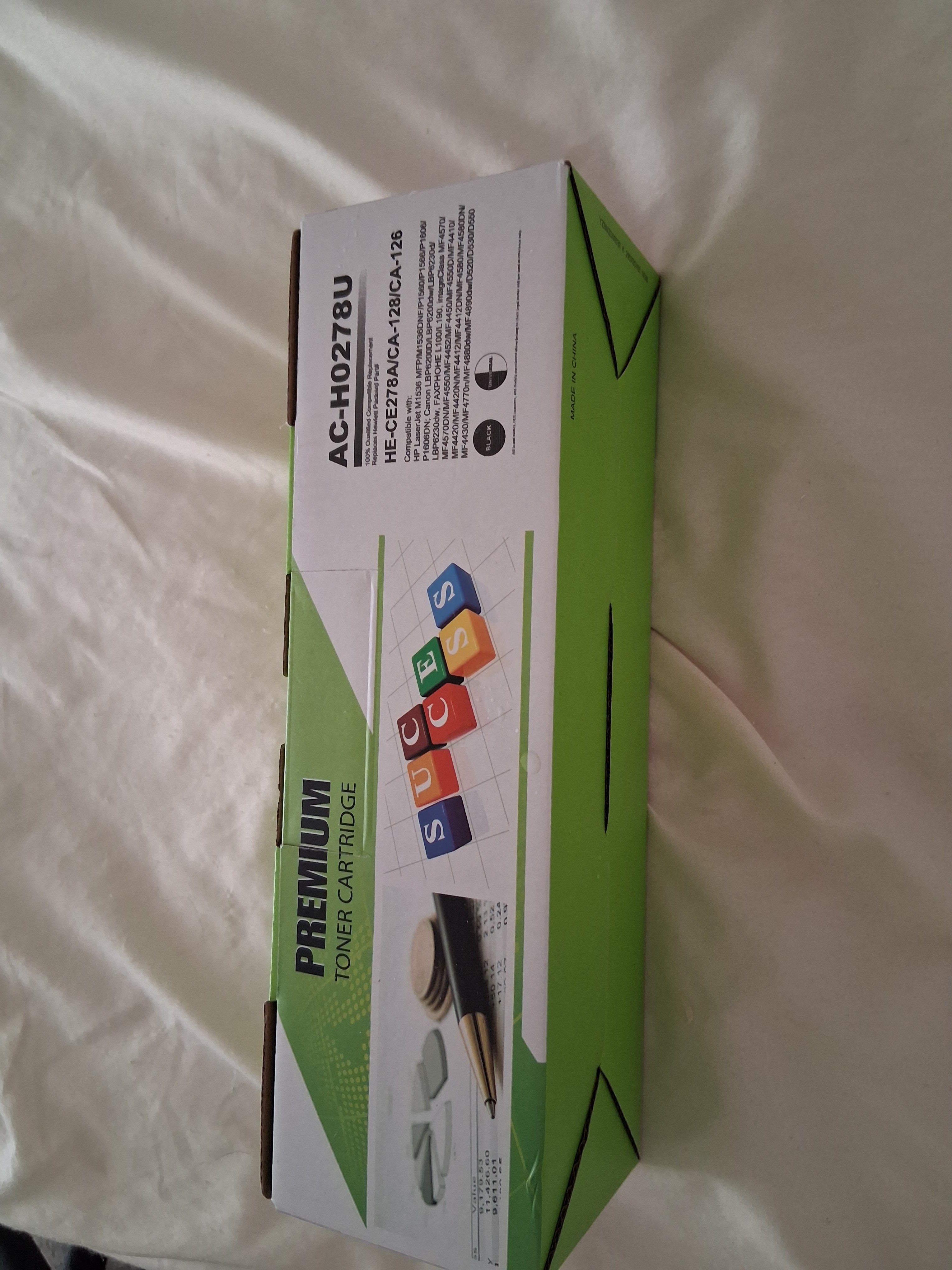 AC-H0278U/CA-128/CA-126 premium toner Cartridge, New
