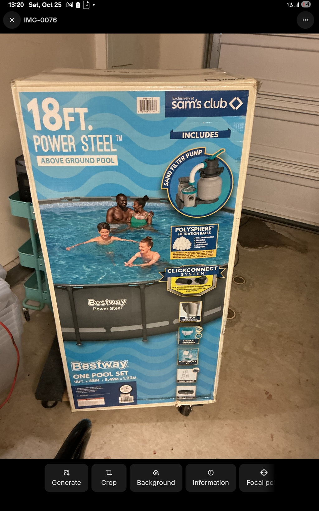 18 feet round Pool, New, local pick up only, san bernadino, ca 92407.