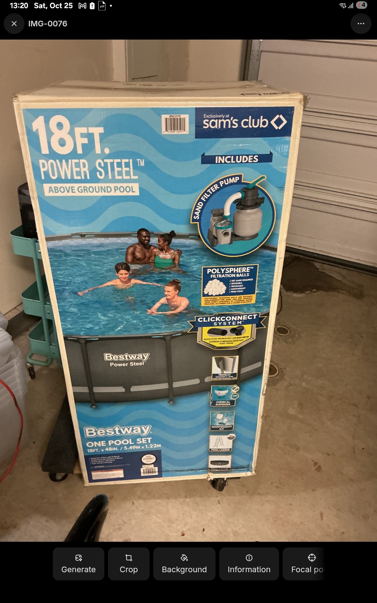 18 feet round Pool, New, local pick up only, san bernadino, ca 92407.
