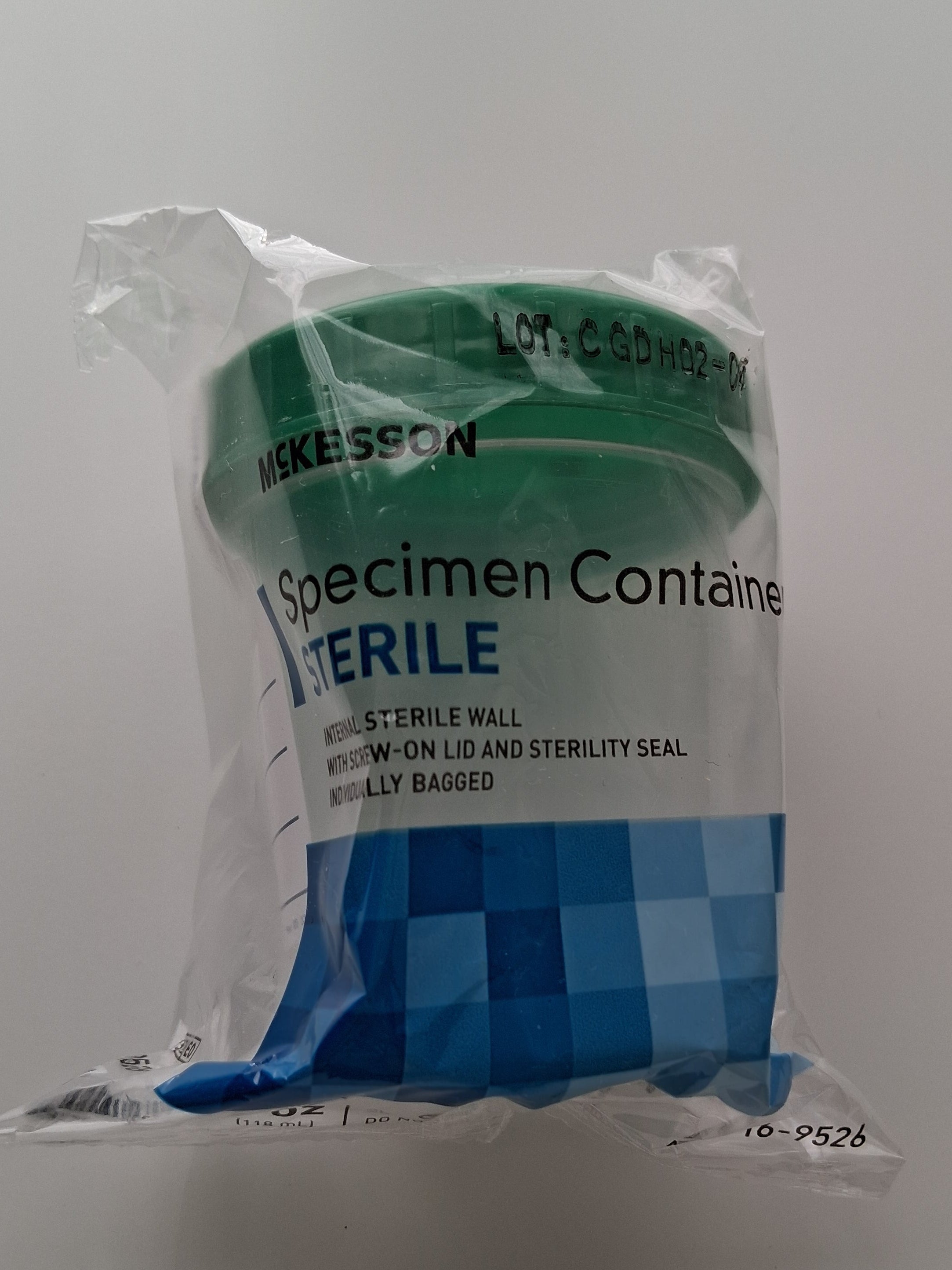 Sterile urine collector, new.