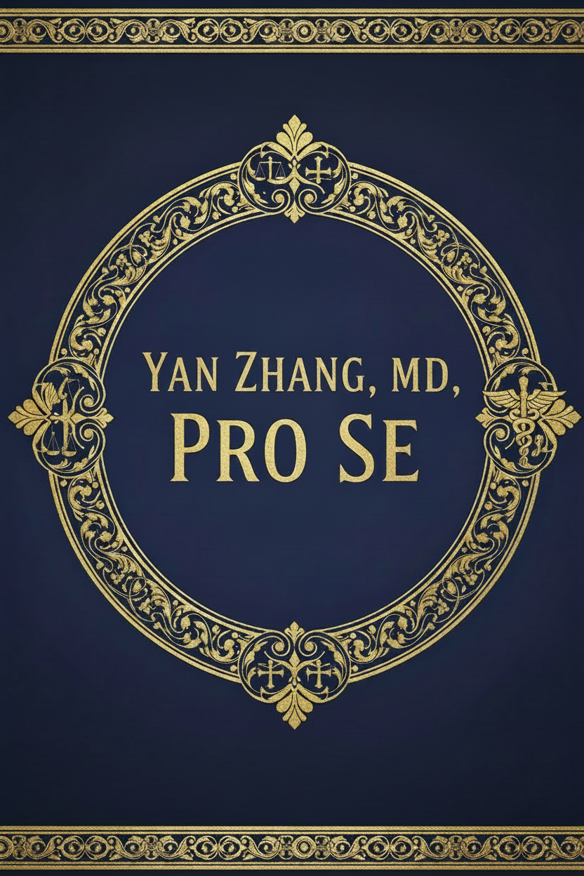 Yan Zhang, MD, Pro Se, Hörbuch, Kapitel 1-5